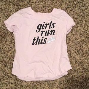 Girl’s Pastel Pink Nike Crop Top